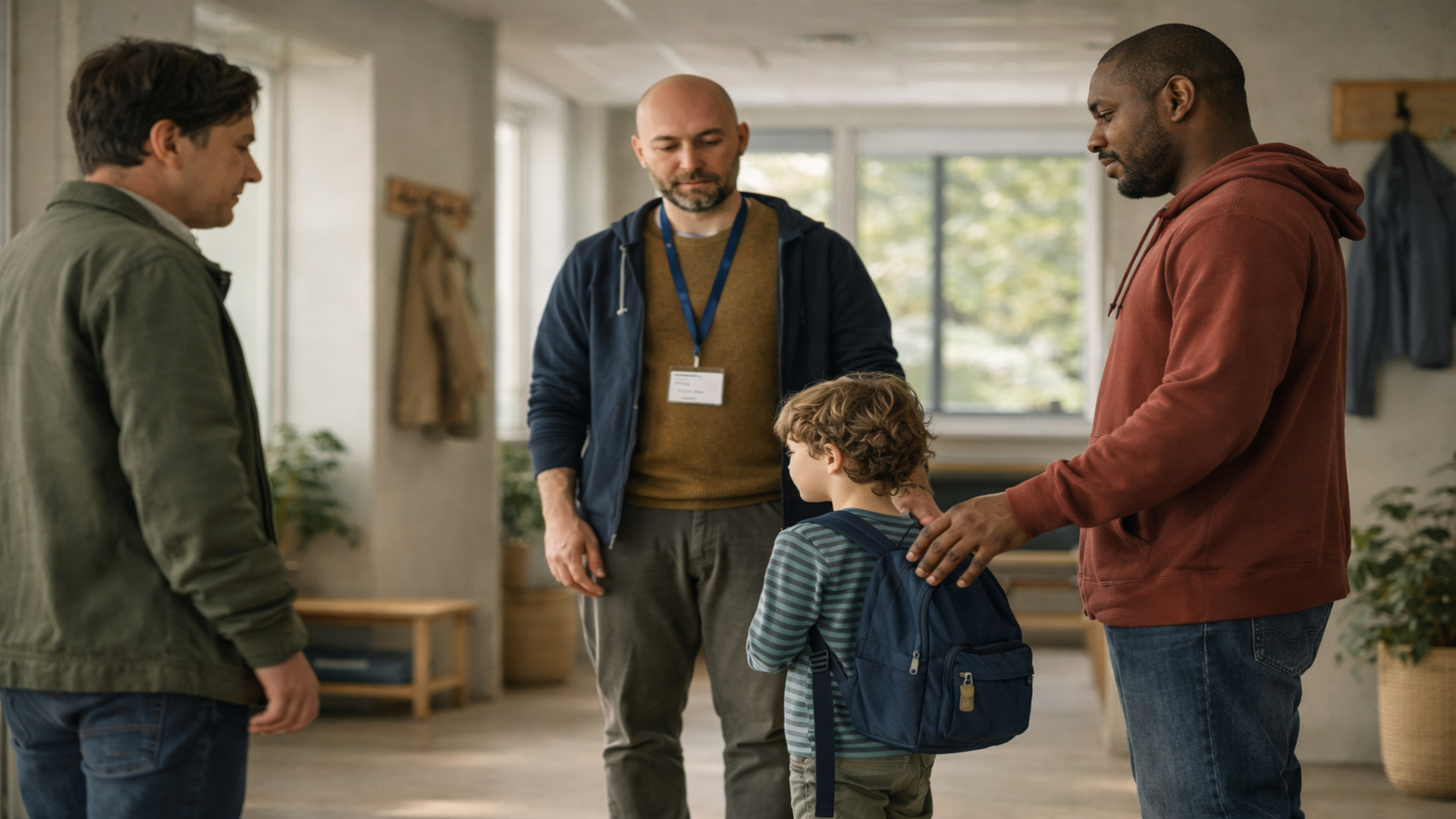 Begleitete Kinderübergabe