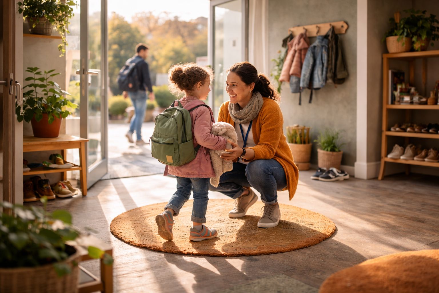 Begleitete Kinderübergabe