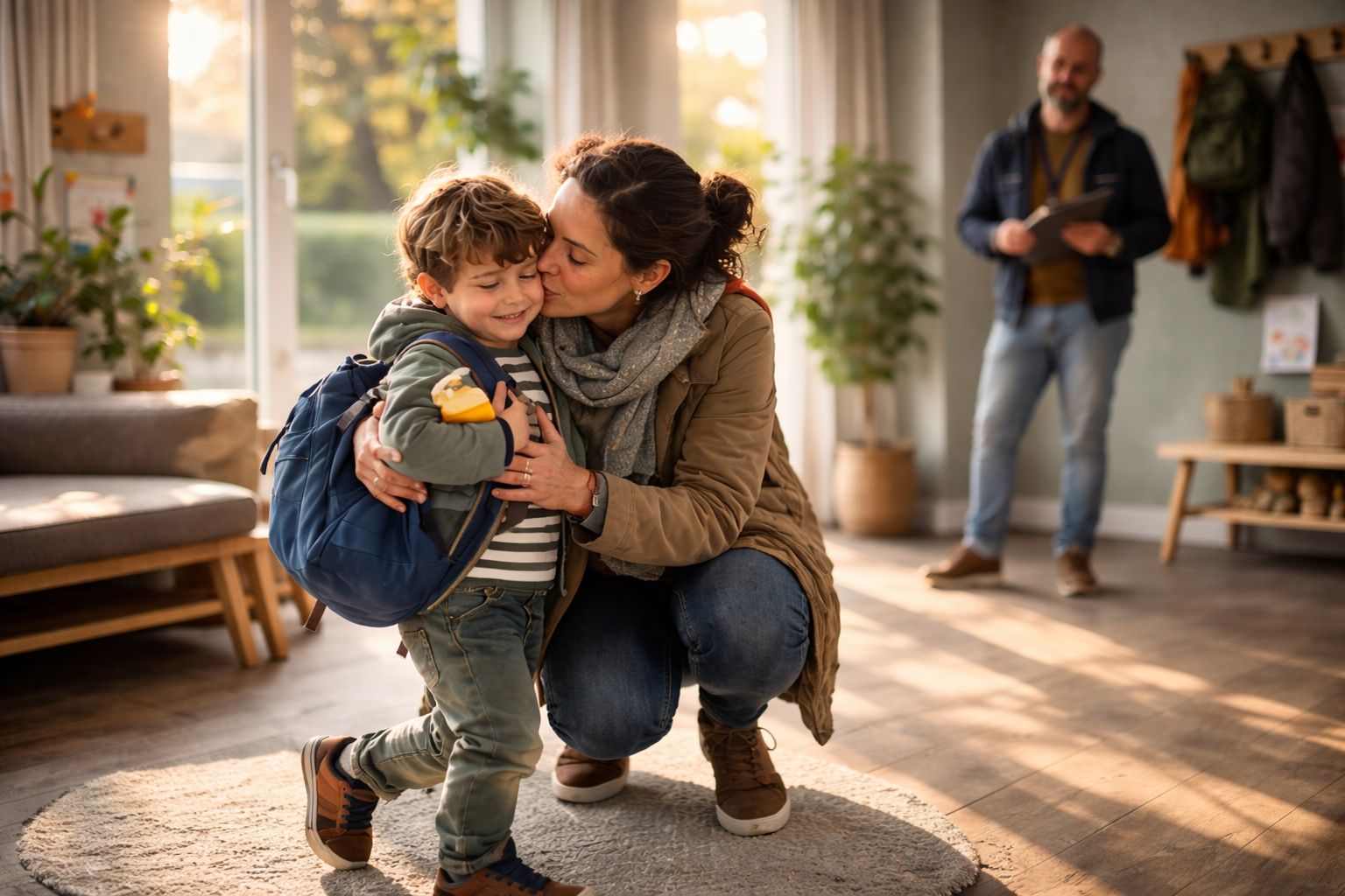 Begleitete Kinderübergabe